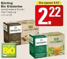 WEZ Bünting Bio Kräutertee Angebot