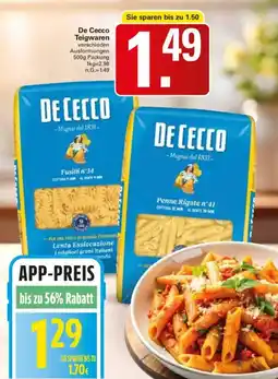 WEZ De Cecco Teigwaren Angebot