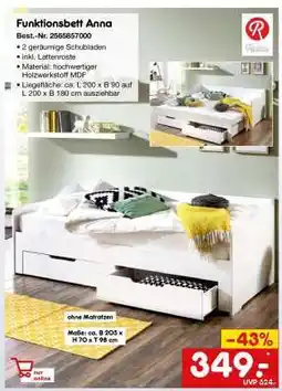Netto Marken-Discount Funktionsbett ANNA Angebot