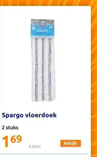 Action Spargo Vloerdoek Angebot