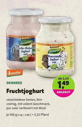 Denns BioMarkt Dennree Fruchtjoghurt Angebot