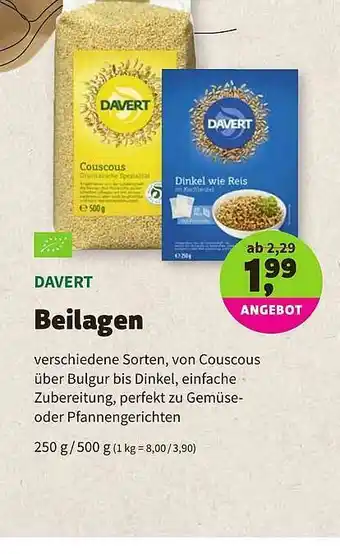 Denns BioMarkt Davert Beilagen Angebot