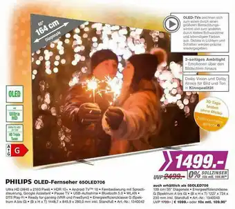 EP Philips Oled-fernseher 650led706 Angebot