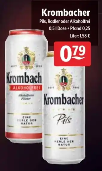 Getränke Hoffmann Krombacher Pils 0,5L Dose Angebot