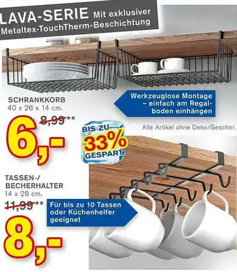 KODi Schrankkorb, Tassen Becherhalter Angebot