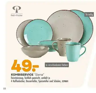 Möbel Kraft Kombiservice „siena“ Angebot