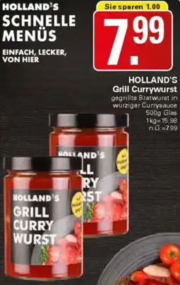 WEZ HOLLAND'S Grill Currywurst Angebot