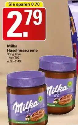 WEZ Milka Haselnusscreme Angebot
