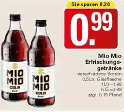 WEZ Mio Mio Erfrischungsgetränke Angebot