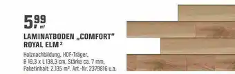 OBI Laminatboden „comfort Royal Elm2“ Angebot