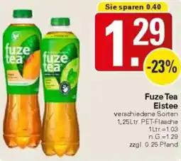 WEZ Fuze Tea Eistee Angebot