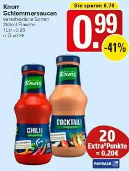 WEZ Knorr Schlemmersaucen Angebot