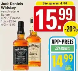 WEZ Jack Daniels Whiskey Angebot