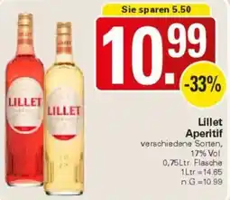 WEZ Lillet Aperitif Angebot