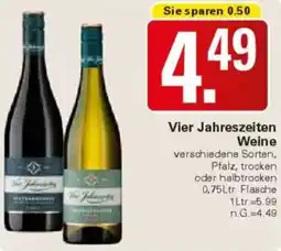 WEZ Vier Jahreszeiten Weine Angebot