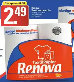 WEZ Renova Textil Küchenrolle Angebot