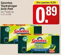 WEZ Spontex Topfreiniger Anti-Fett Angebot