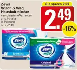WEZ Wisch & Weg Haushaltstücher Angebot