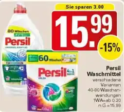 WEZ Persil Waschmittel Angebot