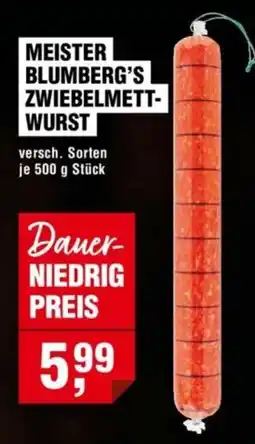 Handelshof Meister blumberg's zwiebelmettwurst Angebot