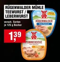 Handelshof Rügenwalder mühle teewurst/i leberwurst Angebot