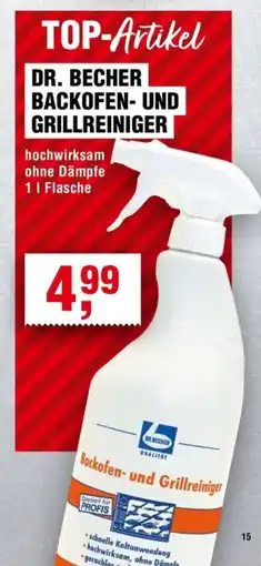 Handelshof Dr. becher backofen- und grillreiniger Angebot