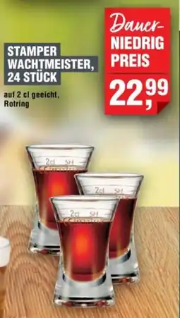 Handelshof Stamper wachtmeister, 24 stück Angebot