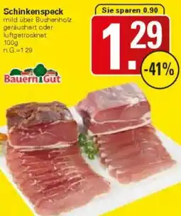 WEZ Bauern Gut Schinkenspeck Angebot