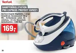 Handelshof Tefal dampfbügelstation pro express protect GV9221 Angebot