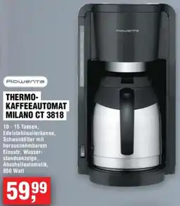 Handelshof Rowenta thermokaffeeautomat milano CT 3818 Angebot