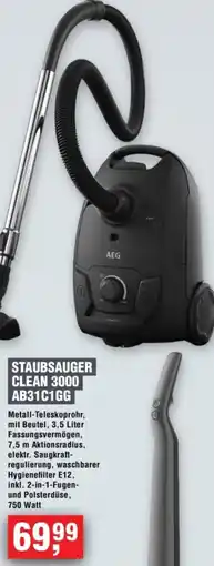 Handelshof AEG Staubsauger clean 3000 AB31C1GG Angebot