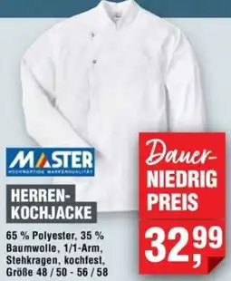 Handelshof Master herren kochjacke Angebot
