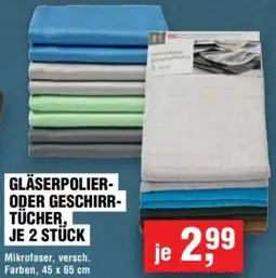 Handelshof Gläserpolier- oder geschirrtücher, je 2 stück Angebot
