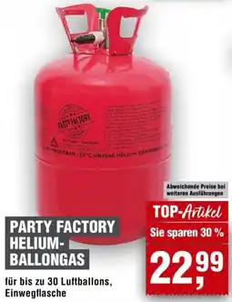Handelshof Party factory helium ballongas Angebot
