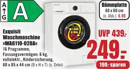 B1 Discount Baumarkt Exquisit Waschmaschine WA6110-020A Angebot