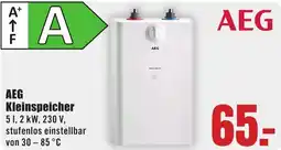 B1 Discount Baumarkt AEG Kleinspeicher Angebot