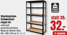 B1 Discount Baumarkt Stecksystem Schwerlastregal S Angebot