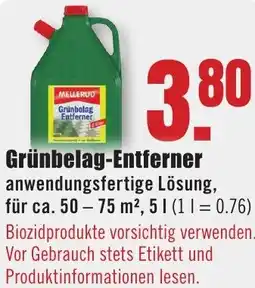 B1 Discount Baumarkt MELLERUD Grünbelag Entferner Angebot