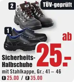 B1 Discount Baumarkt Sicherheits Halbschuhe Angebot