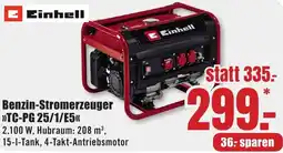 B1 Discount Baumarkt Einhell Benzin-Stromerzeuger TC-PG 25/1/E5 Angebot