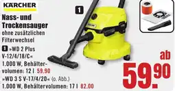 B1 Discount Baumarkt KARCHER Nass- und Trockensauger Angebot