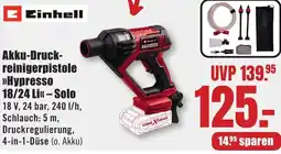 B1 Discount Baumarkt Einhell Akku-Druckreinigerpistole Hypresso 18/24 L - Solo Angebot
