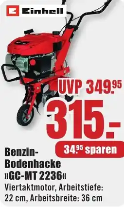 B1 Discount Baumarkt Einhell Benzin Bodenhacke GC-MT 2236 Angebot