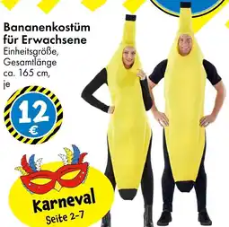 TEDi Bananenkostüm für Erwachsene Angebot