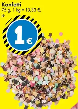 TEDi Konfetti Angebot