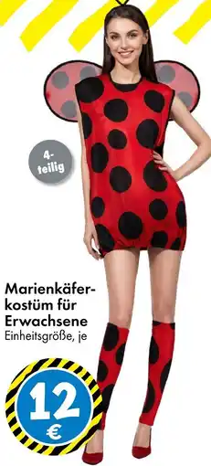 TEDi Marienkäferkostüm für Erwachsene Angebot