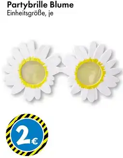 TEDi Partybrille Blume Angebot
