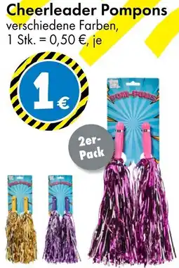 TEDi Cheerleader Pompons Angebot