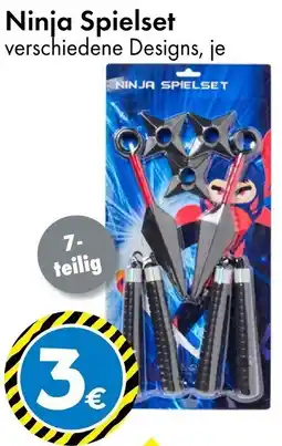 TEDi Ninja Spielset Angebot