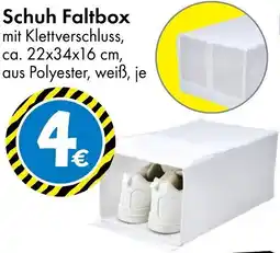 TEDi Schuh Faltbox Angebot